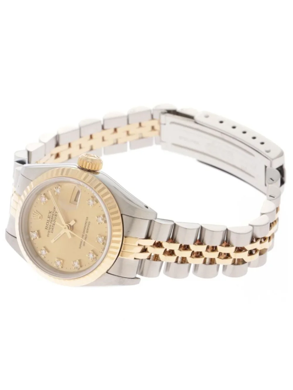 Rolex Datejust Vintage Watch Stainless Steel Champagne